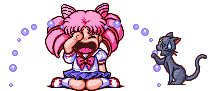 sad anime girl